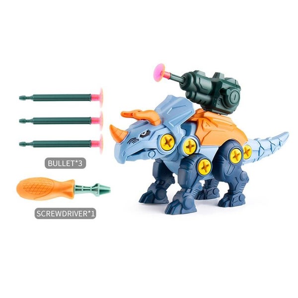Dinosaur Construction Toy Educational Montessori Model Disassembly Puzzle Carousel 2