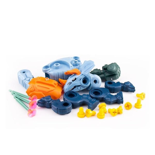 Dinosaur Construction Toy Educational Montessori Model Disassembly Puzzle Carousel 10