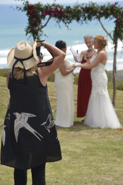 Auckland beach wedding and reception venue Carousel 1