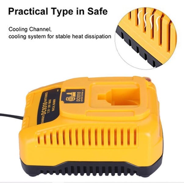 DEWALT NiCad & NiMh and Li ion Battery Charger DC9310 7.2V-18V Battery NZ Plug Carousel 2