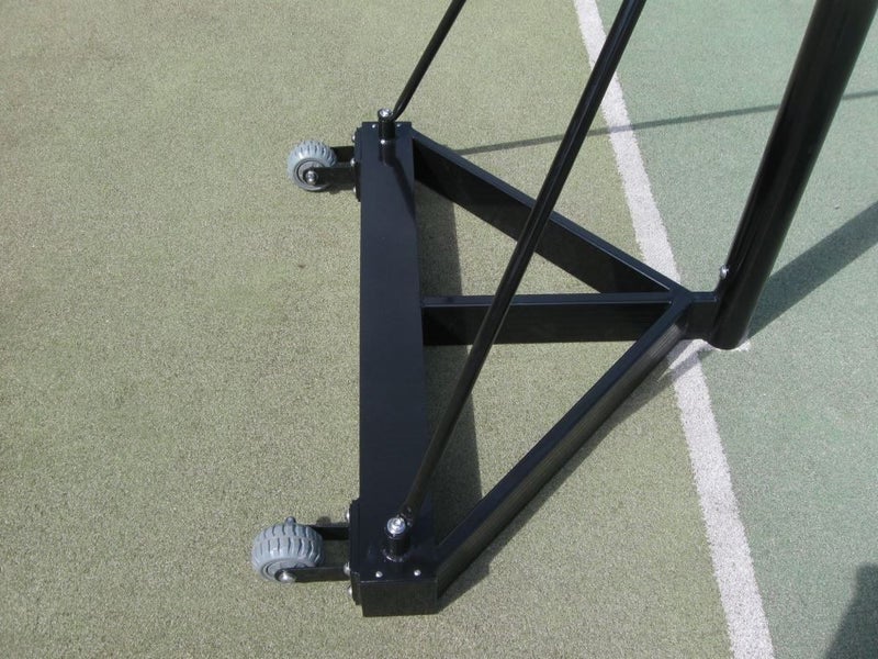 Netball Goal: Mobile Aluminium Stand: Height adjustable Carousel 2