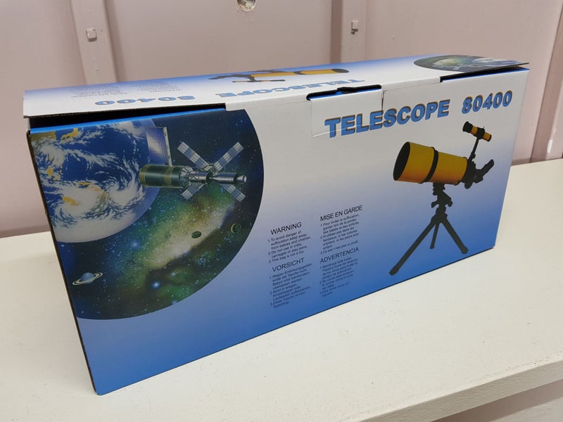 Refractor telescope F400x80, Free Shipping within NZ, From NZ Carousel 4