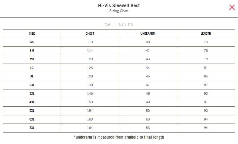 Outback Trading Oilskin Hi Vis Vest with Sleeves-Orange or Yellow-Size S to 4XL Carousel 2