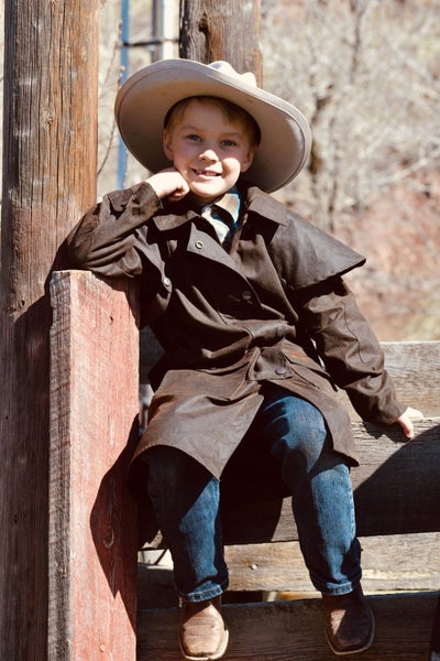 Outback Trading Child's Oilskin Duster - Size 6 to 14 Carousel 5