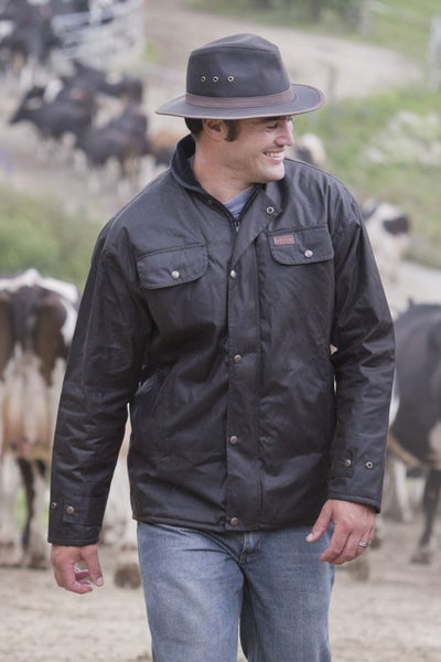 Outback Trading Oilskin Jacket - Size S to 5XL Carousel 1