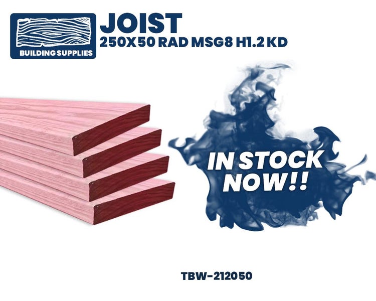 Joist 250X50 RAD MSG8 H1.2 KD MG 6m / $11.5 per meter Carousel 1