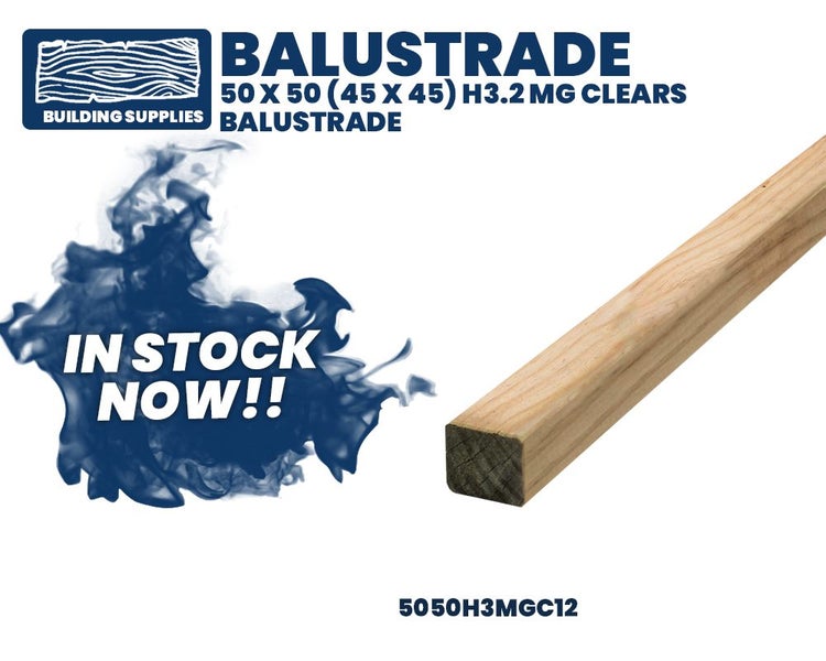 Balustrade 50 x 50 (45 x 45) H3.2 MG Clears CTL 1.2M Carousel 1