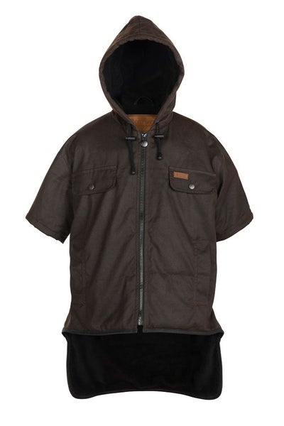 Outback Trading Childs Oilskin Linton Vest - Brown or Berry Colour - Sizes 6-14 Carousel 2