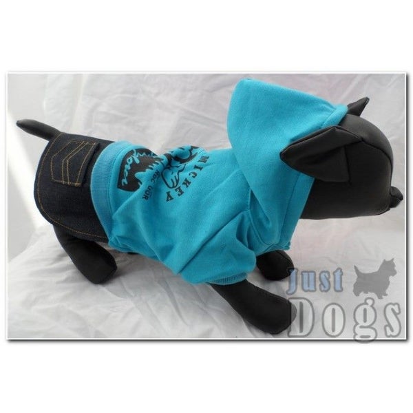 Mickey Mouse Denim Skirt Hoodie - Blue Carousel 1