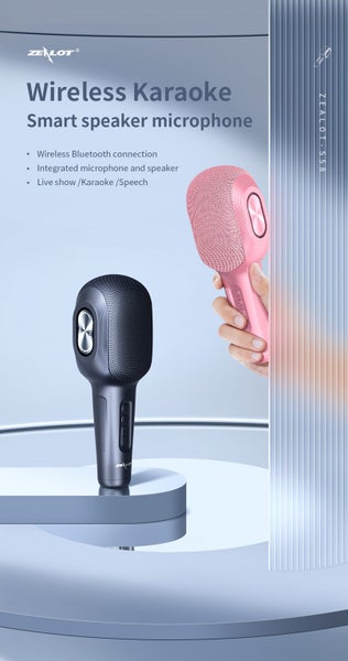Handheld Wireless Microphone With Built-in Speaker Carousel 1