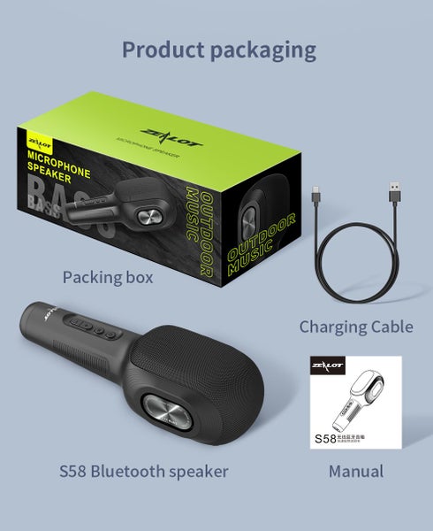 Handheld Wireless Microphone With Built-in Speaker Carousel 14