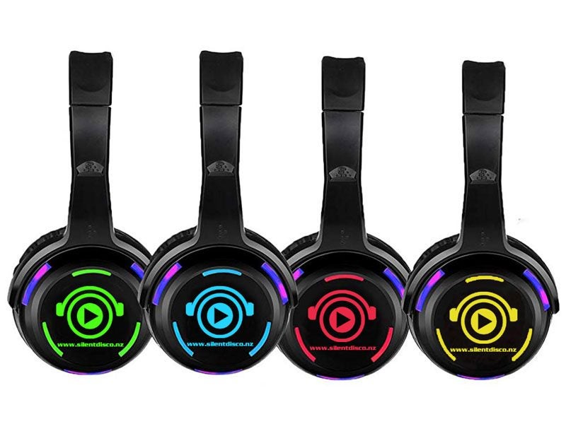 Silent Disco Wireless Headphones, Rechargeable LED, 100-200 metres Carousel 4