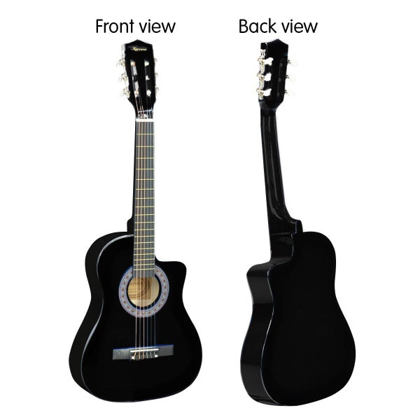 38in Cutaway Acoustic Guitar with guitar bag - Blac Carousel 5