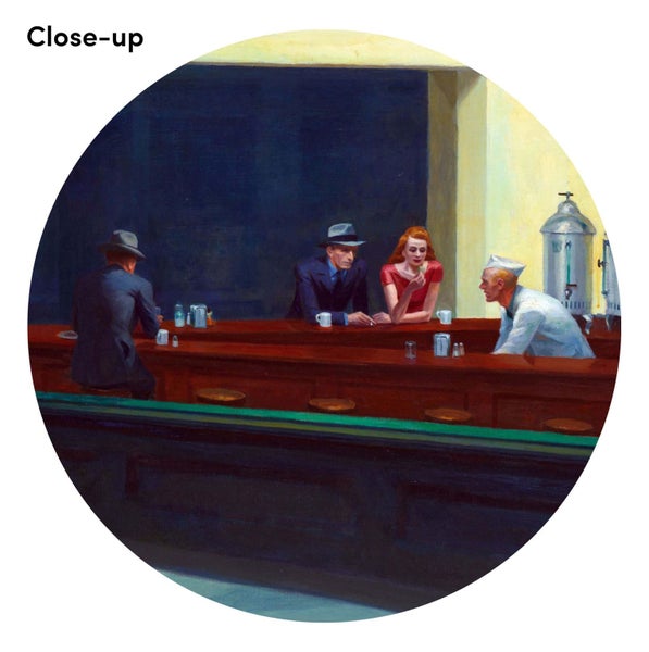 Nighthawks by Edward Hopper Art Print Carousel 2