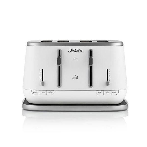 Sunbeam Kyoto 4-Slice Toaster - White (TAM8004WH) Carousel 1