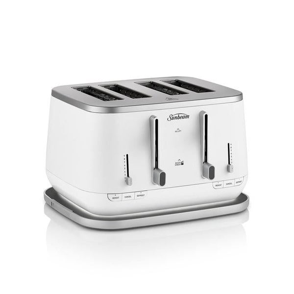 Sunbeam Kyoto 4-Slice Toaster - White (TAM8004WH) Carousel 2