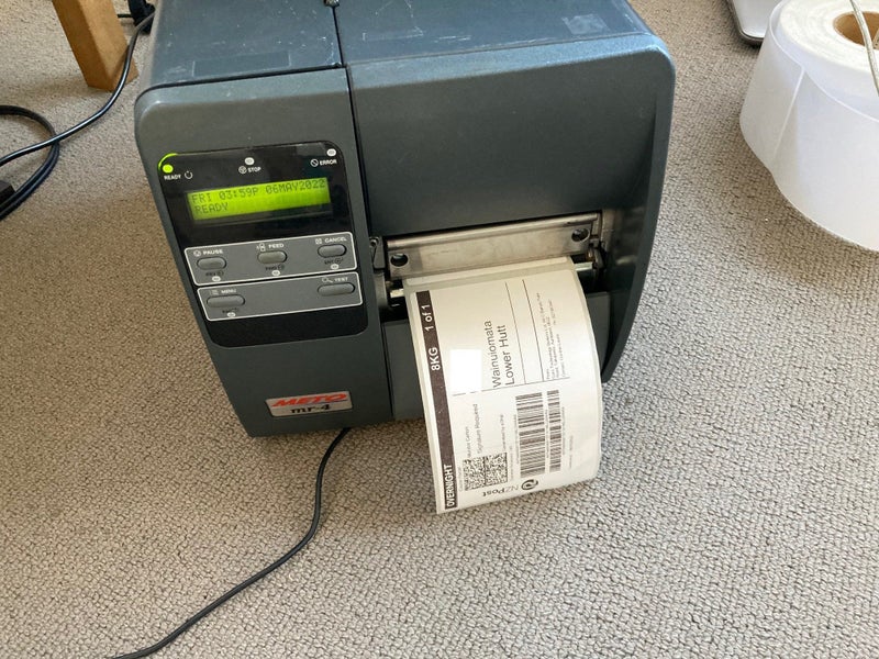 METO MR-4208 Direct Thermal Label Printer Carousel 1