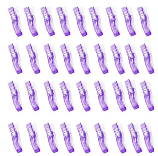 Large Multipurpose Clips - Purple Carousel 1