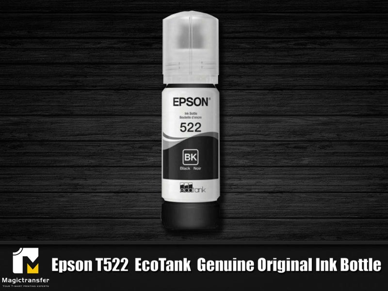 Epson T522 -EcoTank - Genuine Original Black Ink Bottle - 50% off Carousel 1
