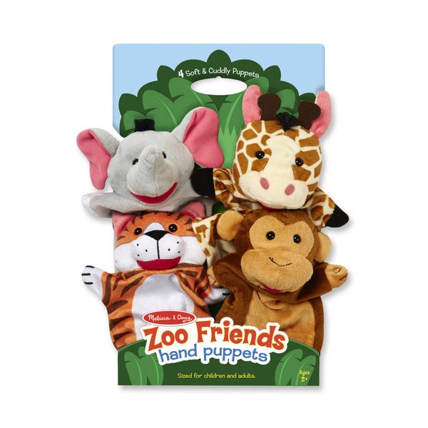 Melissa & Doug Zoo Friends Hand Puppets Carousel 1