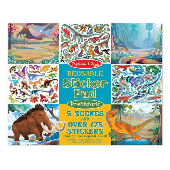 Melissa & Doug - Reusable Sticker Pad - Prehistoric Carousel 1