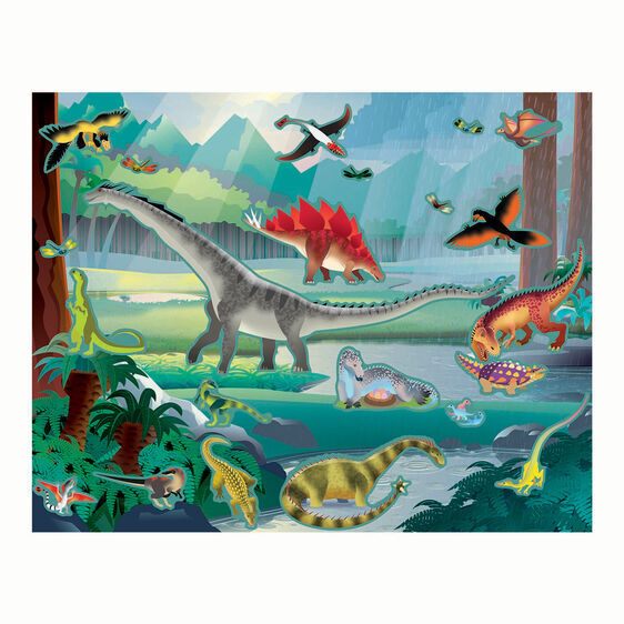 Melissa & Doug - Reusable Sticker Pad - Prehistoric Carousel 4