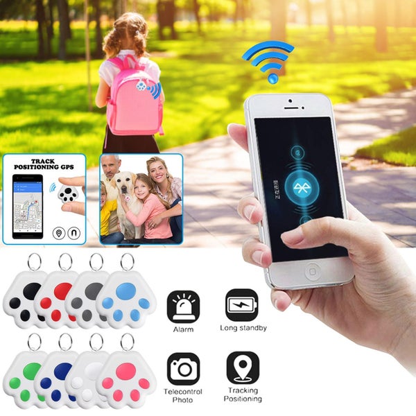GPS Pet Cat Dog Position Mini Antilost Waterproof Bluetooth Locator Finders Carousel 1