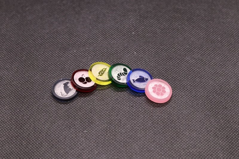 Wingspan Tokens - Base + Euro + Oceania Game Set (Acrylic) Carousel 2