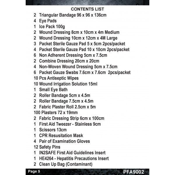 IN2SAFE 1-25 Person First Aid Kit Carousel 2
