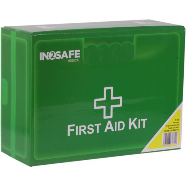 IN2SAFE 1-25 Person First Aid Kit - Plastic Box Carousel 1