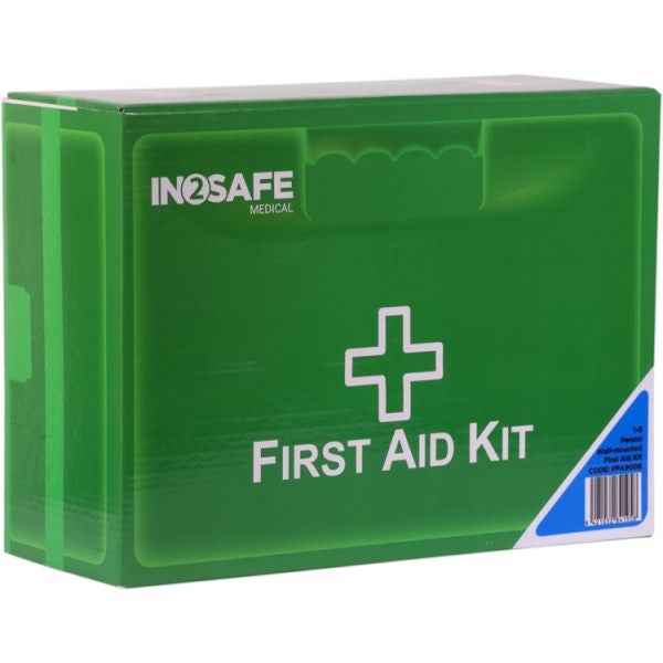 IN2SAFE 1-5 Person First Aid Kit - Plastic Box Carousel 1