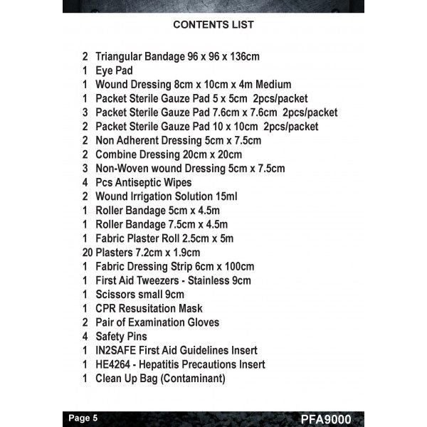 IN2SAFE Vehicle/Lone Worker First Aid Kit Carousel 2