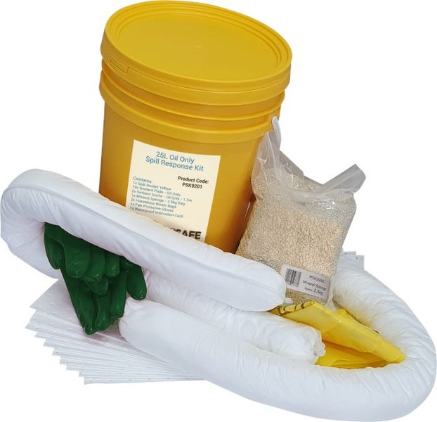 IN2SAFE Oil Only Spill Kit - 25L Workshop (Bucket) Carousel 1