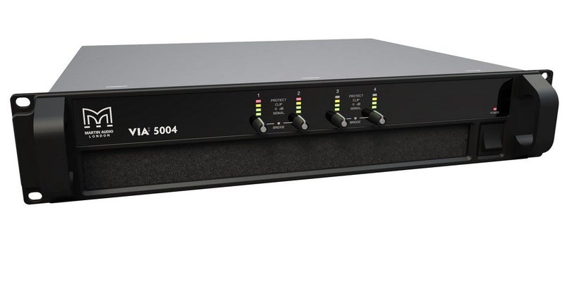 VIA5004 :: Martin 4 channel premium amplifier 4 x 1250W at 2 ohms Carousel 1
