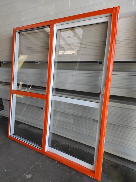 Brand new aluminium sliding door - double glazed clear glass Carousel 1