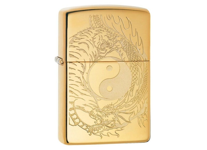 Zippo Tiger and Dragon Yin and Yang Lighter - 49024 Carousel 1