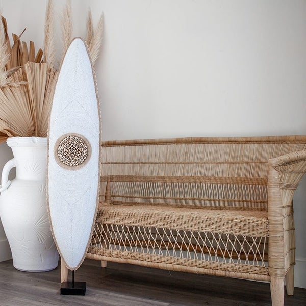 Shield Beaded Long in White Carousel 1