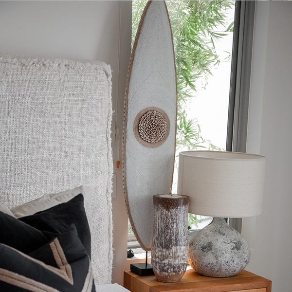 Shield Beaded Long in White Carousel 2