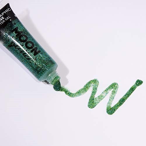 Holographic Fine Face & Body Glitter Gel by Moon Glitter Black Cosmetic Festival Carousel 7