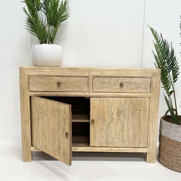 Palu Recycled Timber Storage Cabinet Carousel 2
