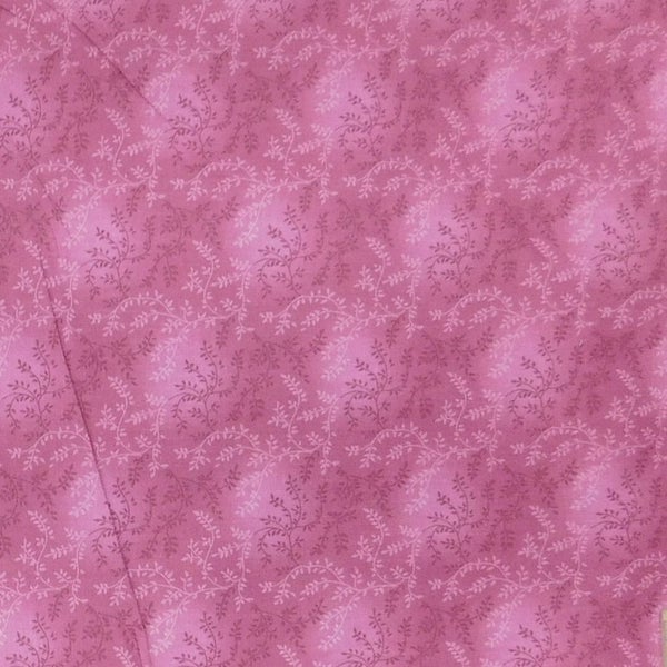 Quilting Patchwork Fabric Sewing Cerise Vines Wide Backing 270x50cm Carousel 2