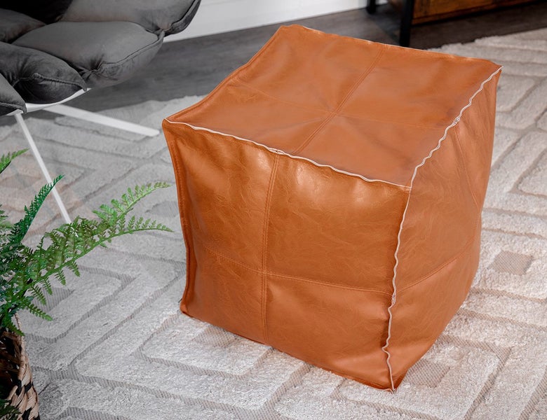 Ottoman Footstool Cover Carousel 2