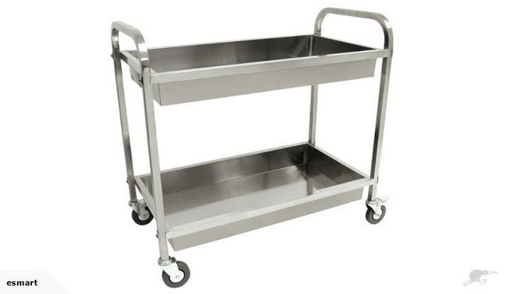 Stainless Steel 2 Tier Trolleys Carousel 1