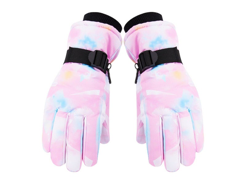 2 Pairs Snow Gloves Ski Gloves Thermal Touch Screen Gloves for Women Carousel 2