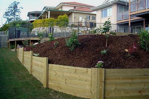 Pine Dressed Retaining Wall Timber 140x45mm H4 Treated TG&V Carousel 2