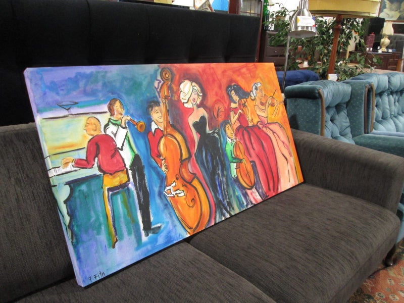 Paula Fitzgerald "Remember Your Creator" Original Acrylic on Canvas Carousel 2