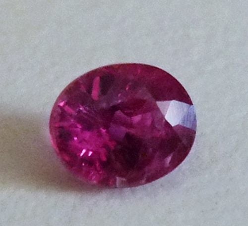 0.54CT CERTIFIED UNHEATED BEAUTIFUL OVAL PURPLISH RED 100% NATURAL RUBY Carousel 2