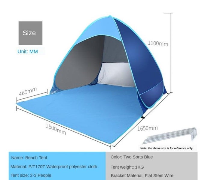 Pop Up Beach Tent-XL Carousel 2