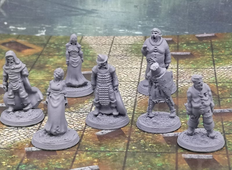 Townsfolke Miniatures Set #16 Undead Dungeons and Dragons dice4dungeons Carousel 1