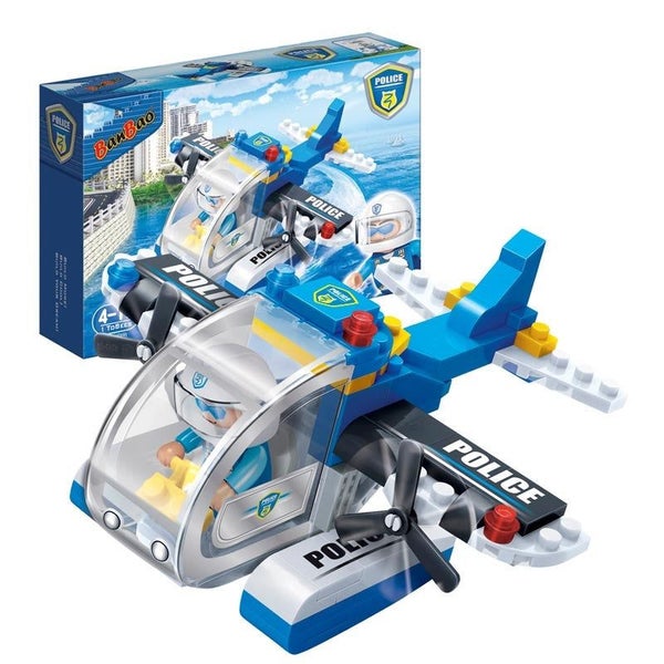 Police Plane Banbao blocks 7009 Carousel 1